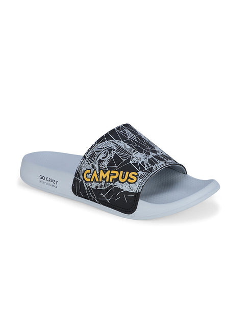 SL-437 Black Men's Slippers